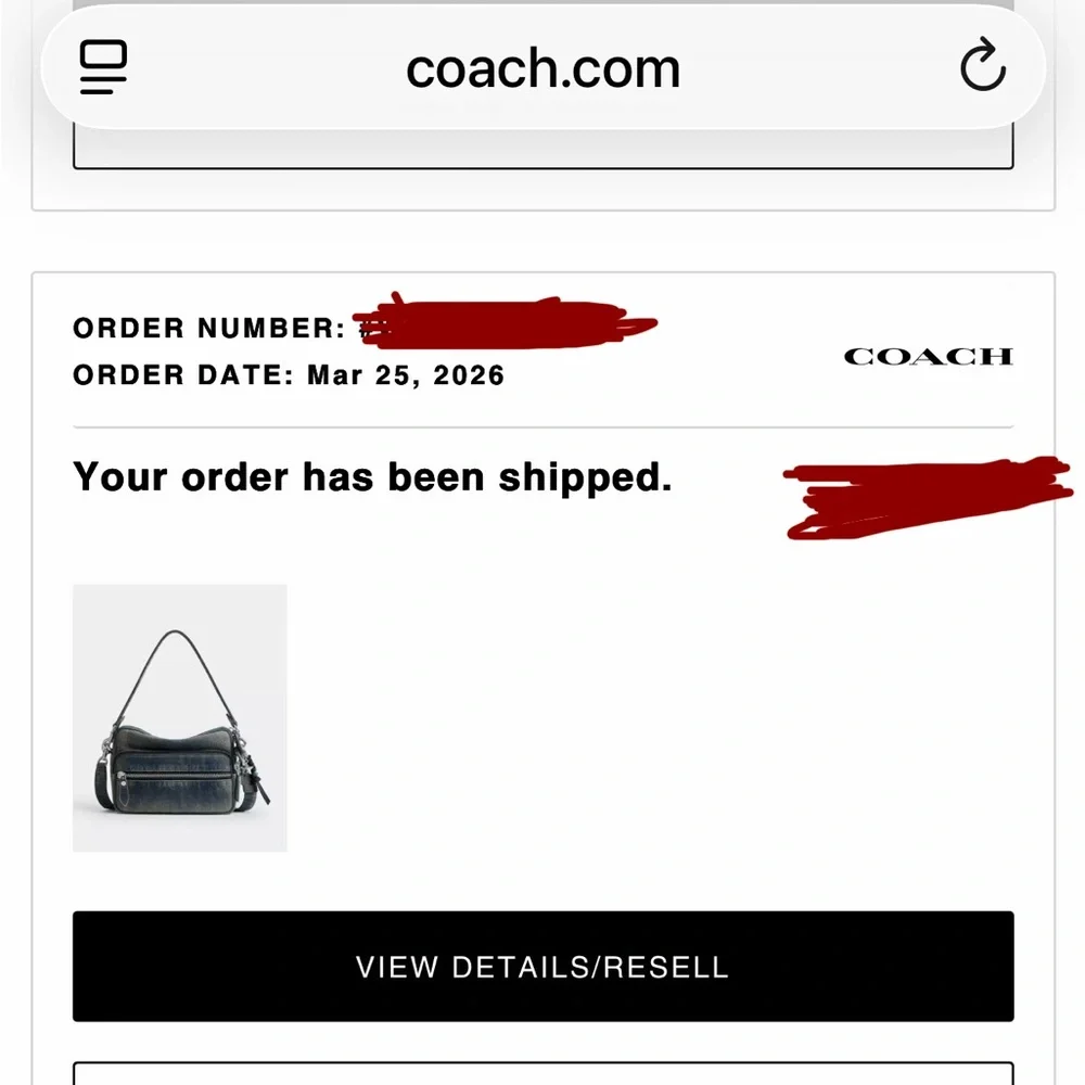 SOLD Coach Dakota Denim handbag - NWT - Picture 10 of 10